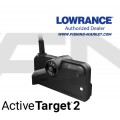 LOWRANCE Active Target 2 Live Sonar - Система с включена сонда и процесор